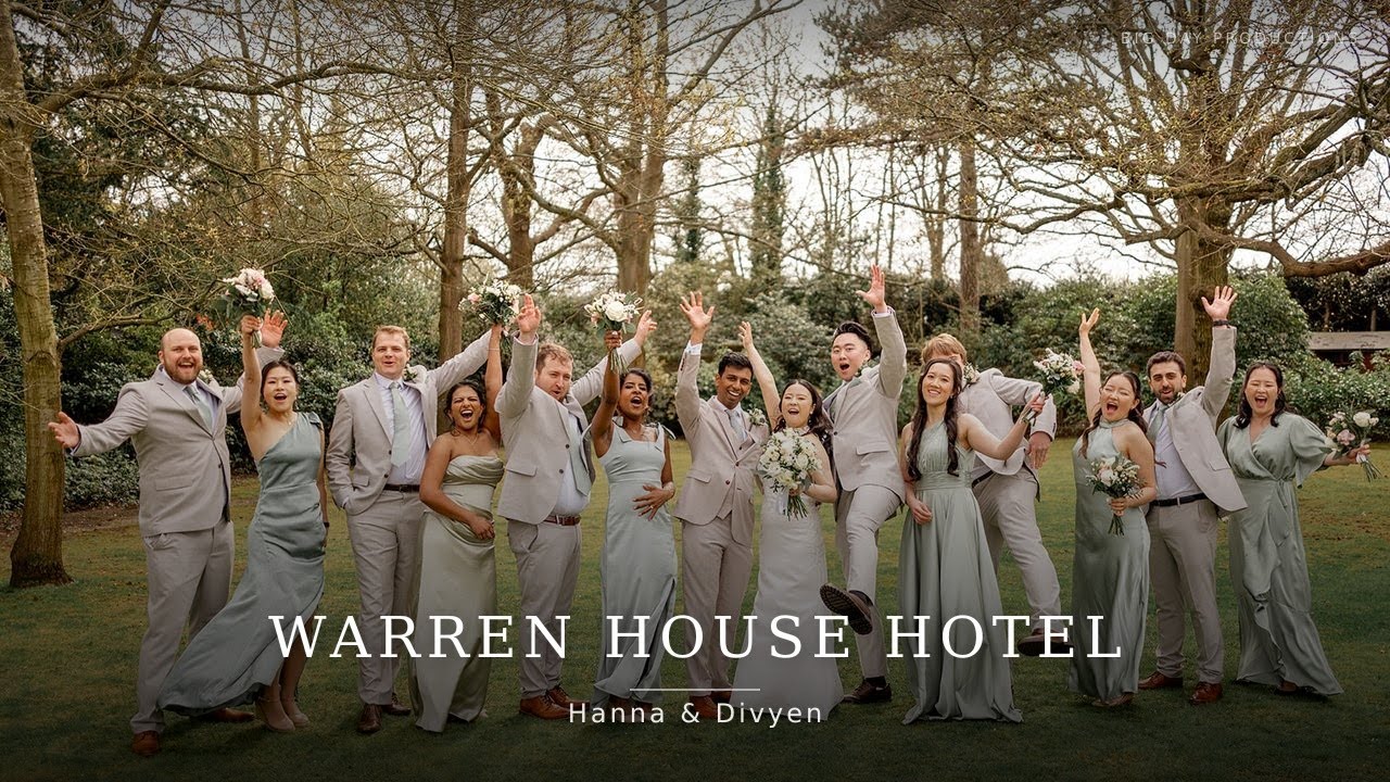 Warren House Hotel wedding photography and film