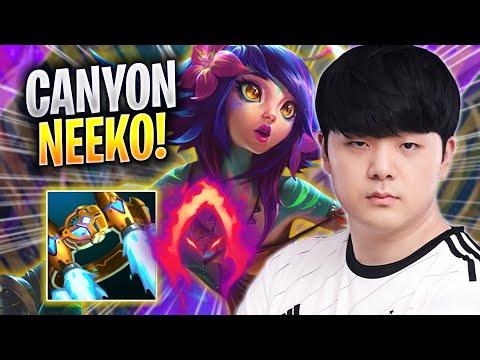 CANYON IS READY TO PLAY NEEKO! - DK Canyon Plays Neeko JUNGLE vs Sylas! | Season 2023