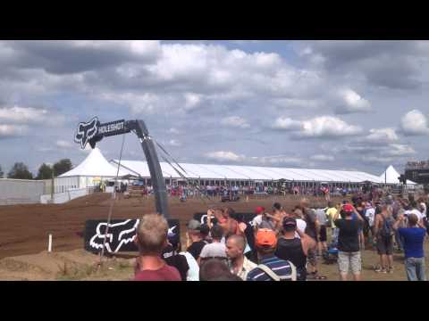 MX1 GP Lommel PAULIN GAUTHIER Quad!! (Must See) #mxgp