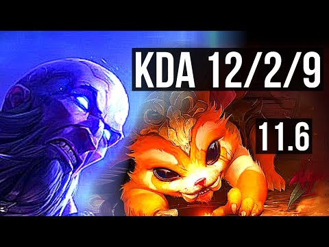 RYZE vs GNAR (TOP) | 12/2/9, 500+ games, Godlike | EUW Master | v11.6