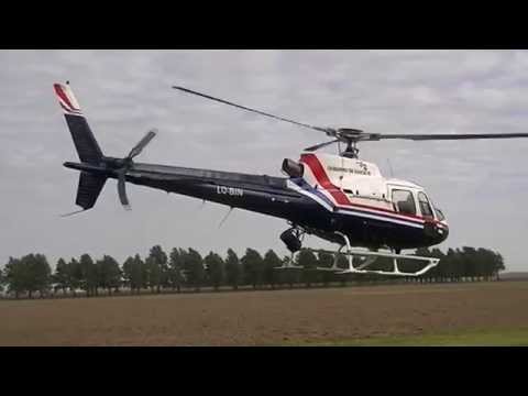 Helibras HB-350B2 Esquilo LQ-BIN entrenando emergencias 21-06-2014