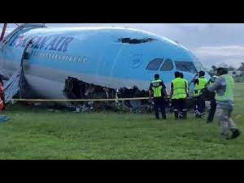 Korean Air Crash: Plane Overruns Runway in Bad Weather