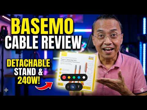 Laptop And Mobile Phone Stand Two-in-one, Adjustable Carbon Steel Stand, Multi-functional Folding Design With Heat Dissipation Base. It Is Portable And Anti-sagging FOr Both Home And Office Use. video review thumbnail