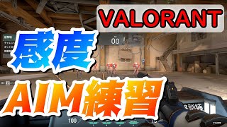 【VALORANT】あなたに合った感度の見つけ方&練習方法教えます！！