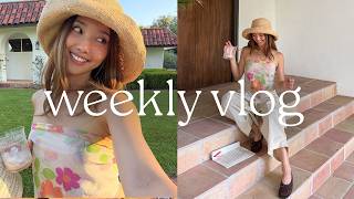 A Week of Summer | thrifting, cringe & free, girls getaway, good food and bodyrolls~
