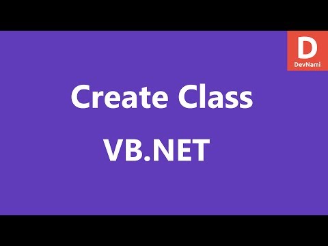 VB Net Create Class