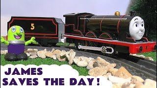 Thomas and Friends Toy Train James Saves The Day Story