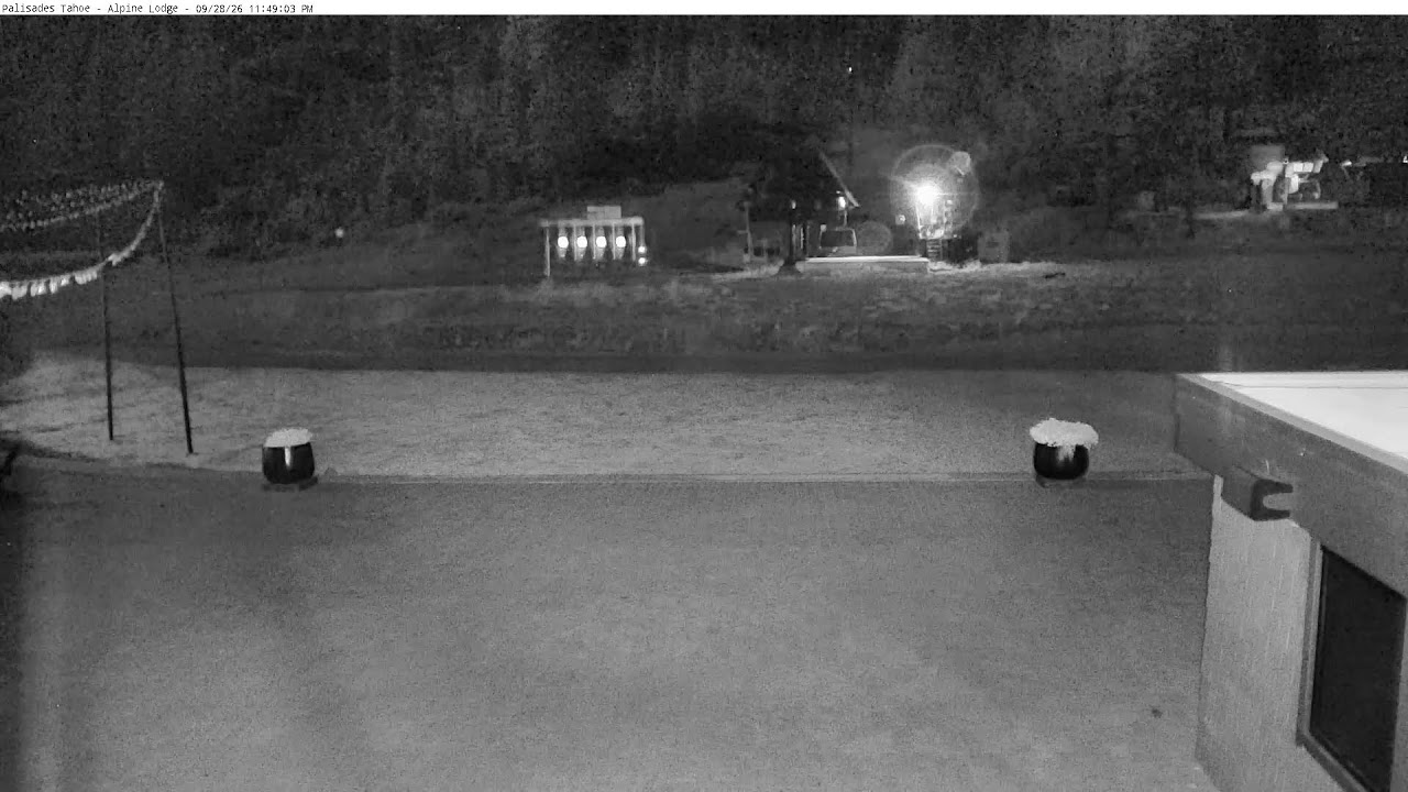Live webcam view of Palisades Tahoe Alpine Lodge Base Area