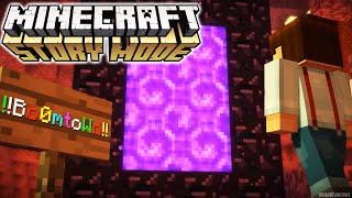 MINECRAFT: Story Mode Episode 2 Let's Play: BOOMTOWN!!! (Episode 1)