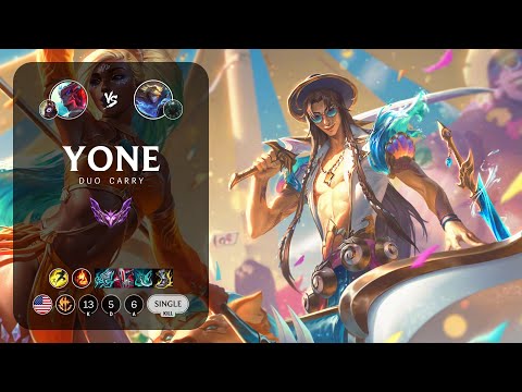 Yone ADC vs Ezreal - NA Master Patch 12.22