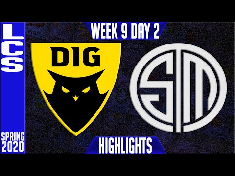 DIG vs TSM Highlights | LCS Spring 2020 W9D2 | Dignitas vs Team Solomid
