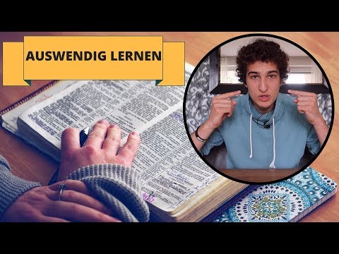 Viel AUSWENDIG LERNEN in kurzer Zeit - Meine Schnell-Tipps!