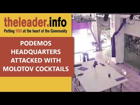 Podemos Headquarters in Cartagena Attacked with Molotov Cocktails