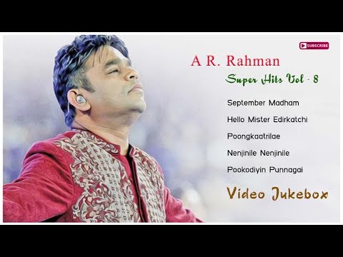 A R Rahman Hit Songs | AR Rahman Tamil Hits | Vol 8 | Back 2 Back Video Songs | Alaipayuthey | Uyire