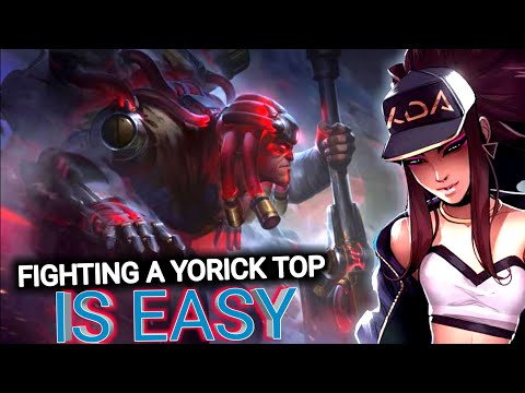 Can You Fight Yorick With Akali Top Even When You Are 30 CS Behind? - Akali vs Yorick Tank Season 13
