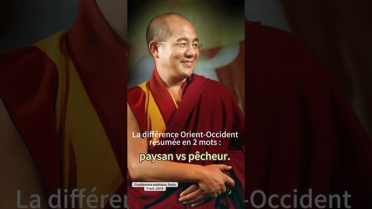La différence Orient-Occident résumée en deux mots : paysan vs pêcheur. #khenposodargye
