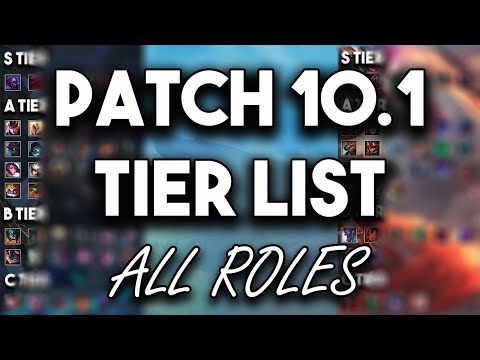 The Complete Patch 10.1 Tier List For All Roles ~ Best Champs To Climb In Ranked Season 10