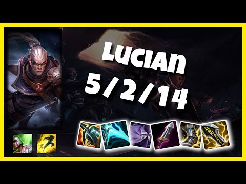Lucian vs Miss Fortune NA Challenger BOT (5/2/14) - v10.25
