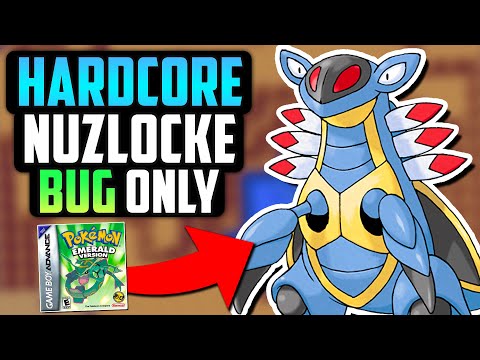 CAN I BEAT A POKÉMON EMERALD HARDCORE NUZLOCKE WITH ONLY BUG TYPES!? (Pokémon Challenge)