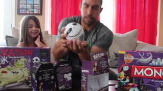Oliveira's Spooky Nightmare Before Christmas 2015 Board Game Edition Review