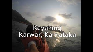 preview picture of video 'Kayaking | Travel Karwar, Karnataka | Incredible India | GoPro'