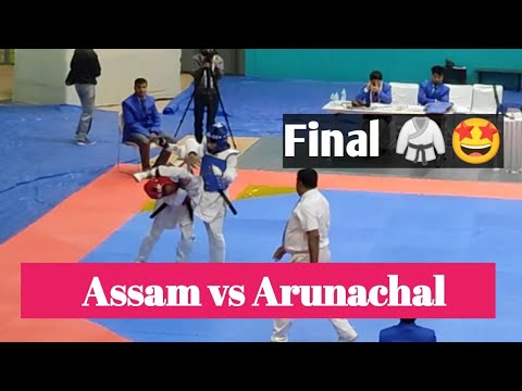 51kg final Match||Junior Boys||Rahul Phukon|| Aasam vs Arunachal |||| #tkd #finalmatch#fight