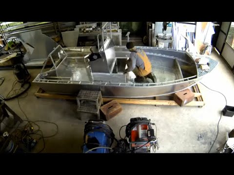 16 foot welded aluminum boat build