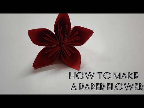 how to make a paper flower