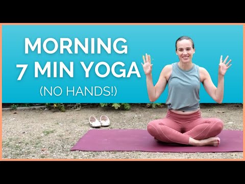 7 min HANDS FREE Morning Yoga (Protect Your Wrists!)