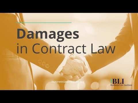 Contract Law Remedies for Breach: Damages (Compensatory, Incidental, Consequential)