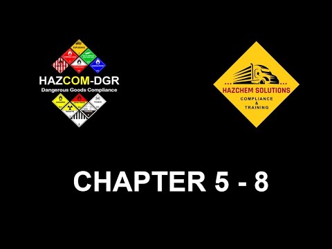 CONVEY DANGEROUS GOODS BY ROAD (PART 5 - 8)