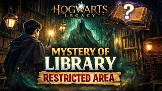 The Dark Mystery of Hogwarts Library | Restricted Area Secret Revealed 😨 #hogwartslegacy