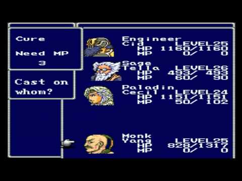 Lets Play Final Fantasy IV - Part 8 - Tower of Babel, 48 hours of Fantasy, Mana trouble