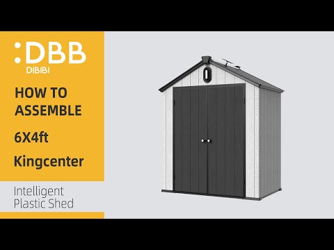 DBB DiBiBi Intelligent Plastic Shed 6x4ft Assembly video， with a duration of 5 minutes