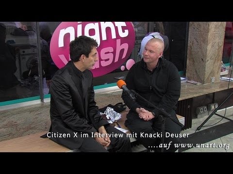 UnArt Live TV - Interview Knacki Deuser, Waschsalon Köln 2012