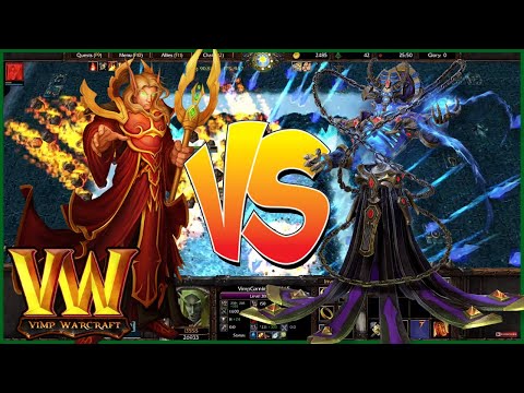 Custom Hero Survival in Warcraft 3 | WHICH IS THE BEST ELEMENT FIRE VS ICE ?!
