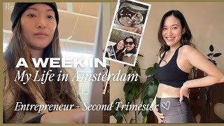 A Week in my Life in Amsterdam | Entrepreneur + 14 Weeks Pregnant