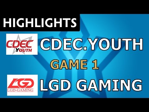 CDEC.Youth vs LGD Gaming [Game 1] Nanyang Championships Season 2 - Dota Highlights