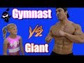 Gymnast Vs Giant Who Is Stronger Payton Or The Bodybuilder