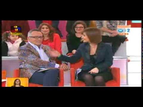 Reacção de Manuel Luís Goucha à musica de Canuco Zumby ft Bernardina - Minha Xuxa