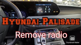 Hyundai Palisade How to remove the radio step by step