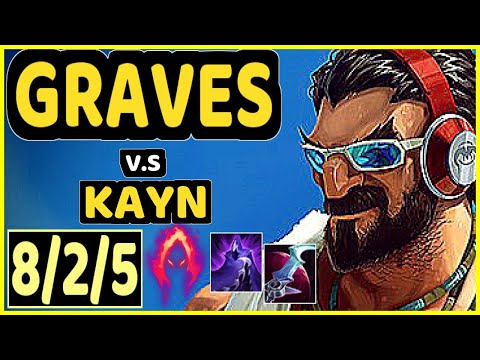KREOX (GRAVES) vs KAYN - 8/2/5 KDA JUNGLE GAMEPLAY - EUW Ranked GRANDMASTER