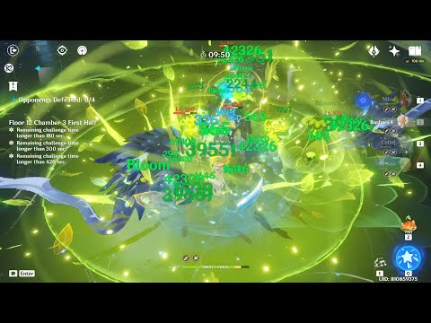 Abyss 3.1 Floor 12-3-1 Nilou Barbara Bloom 12s (Barbara E abuse)