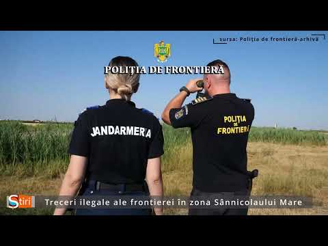 Treceri ilegale ale frontierei în zona Sânnicolaului Mare