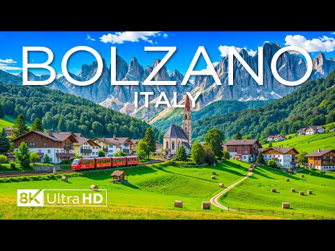 Bolzano 8K UHD – Italy’s Alpine Gateway of Majestic Peaks, Vineyards & Serene Valleys
