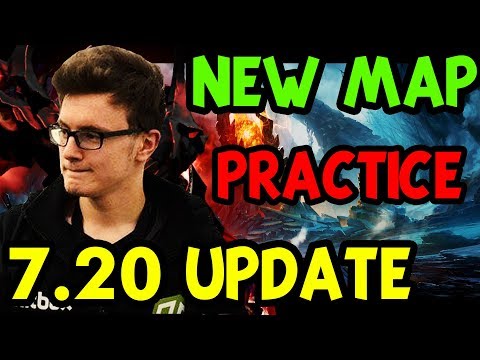 Miracle Practicing Update 7.20 - New Map Dota 2 - Shadow Fiend & Phantom Assassin Mid