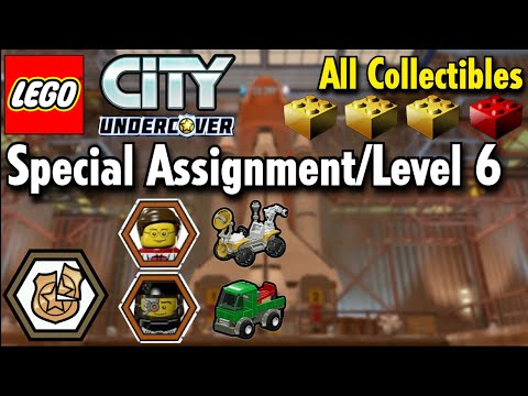Special Assignment, Level 6 Apollo Island Space Center All Collectibles 100% in LEGO City Undercover