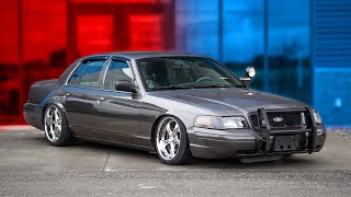 We Bagged Our Ford Crown Vic...and Put It On Work Wheels