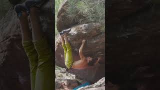 Video thumbnail of Lebl Up, 7c. Albarracín