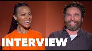 Download lagu MISSING LINK Interviews: Zach Galifanakis and Zoe Saldana mp3